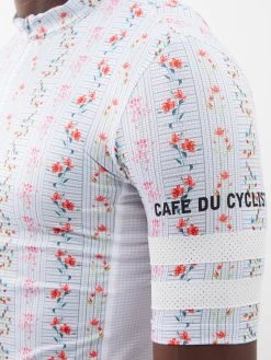 Café Du Cycliste Floriane Centifolia-print Cycling Jersey -MONCLER Boutique 920 524