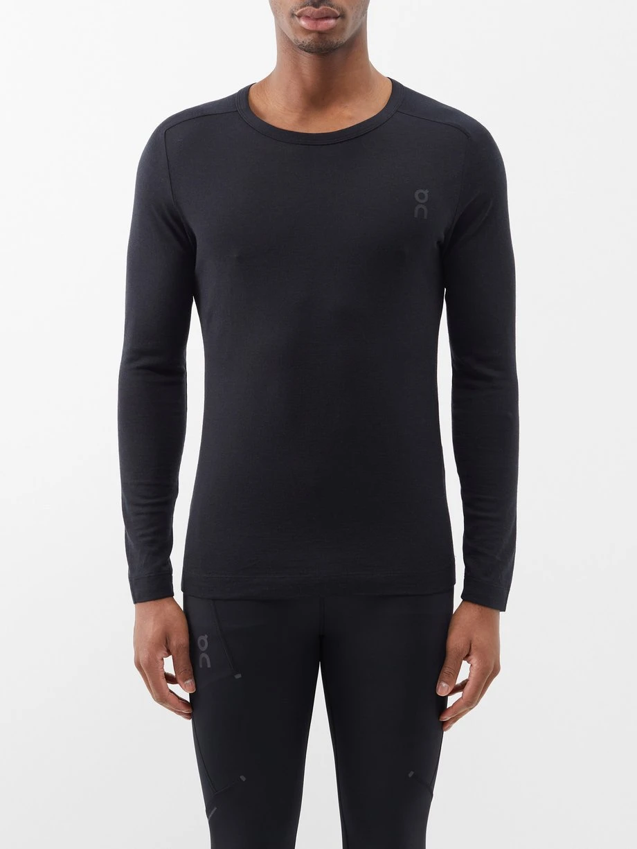 On Merino-blend Running Top 3 On Merino-blend Running Top