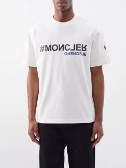 Moncler Grenoble Logo-print Cotton-jersey T-shirt