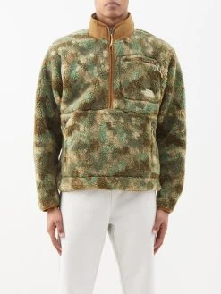 The North Face Extreme Pile Zipped Camouflage Fleece Sweatshirt