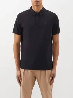 Bogner Timo Cotton-blend Jersey Polo Shirt
