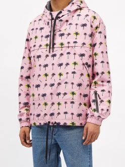 Moncler Grenoble Vallonet Palm-print Shell Jacket -MONCLER Boutique 920 835