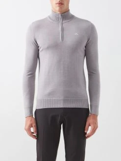 J.Lindeberg Kian Half-zip Wool Golf Sweater