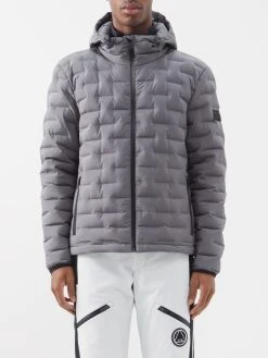 Sportalm Ace Logo-patch Quilted Hooded Down Ski Jacket