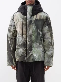 Holden Fowler Camo-print Quilted Down Hooded Parka