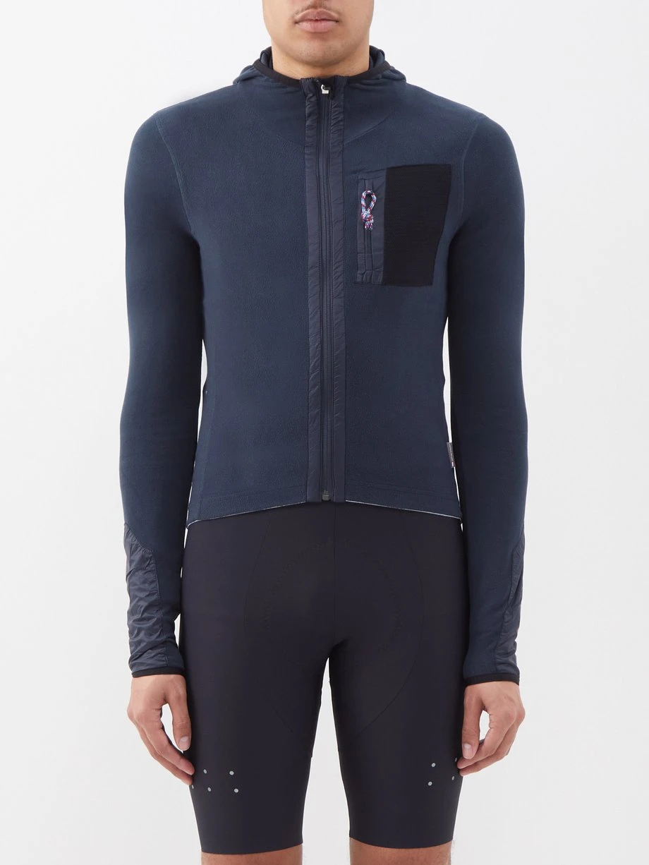 Café Du Cycliste Ingrid Hooded Fleece Cycling Jacket 3 Café Du Cycliste Ingrid Hooded Fleece Cycling Jacket