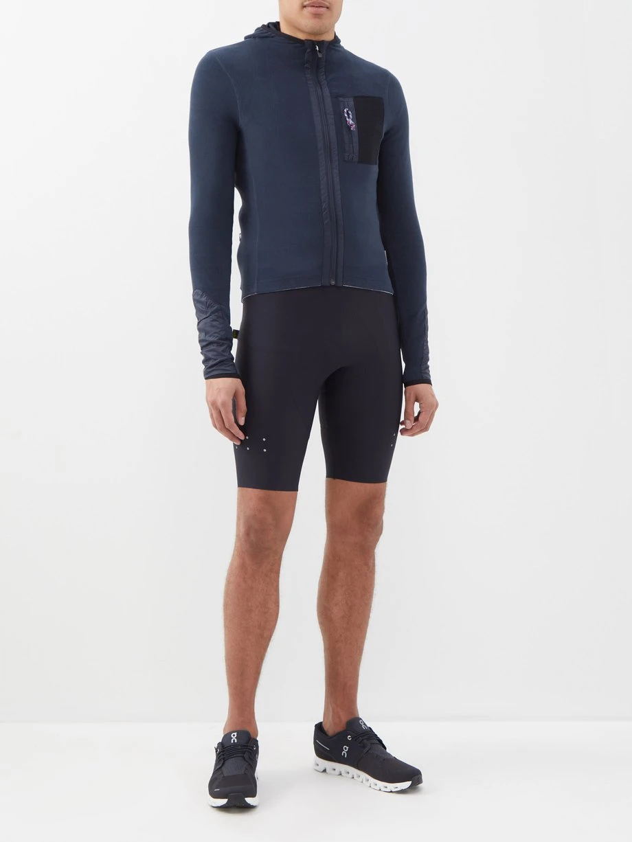 Café Du Cycliste Ingrid Hooded Fleece Cycling Jacket 4 Café Du Cycliste Ingrid Hooded Fleece Cycling Jacket – Image 2