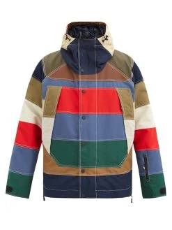 Moncler Grenoble Chetoz Striped Down Jacket