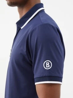 Bogner Cody Technical-jersey Zip Polo Shirt -MONCLER Boutique 920 980